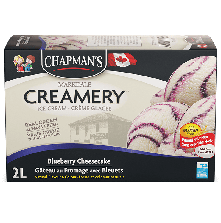 Blueberry Cheesecake Ice Cream - Chapman's Ice Cream