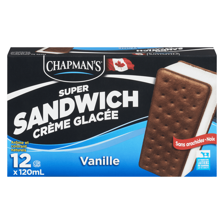 Chapman's Vanilla Ice Cream Sandwich