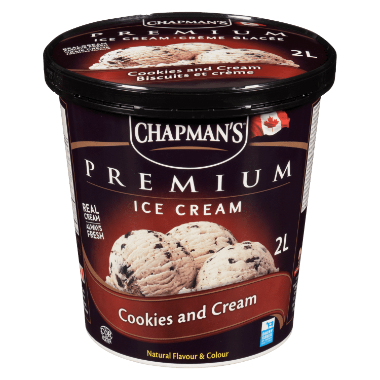 Chapman's Premium Cookies & Cream Ice Cream