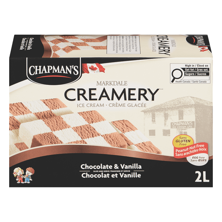 Chapman's Original Chocolate & Vanilla Checkerboard Ice Cream