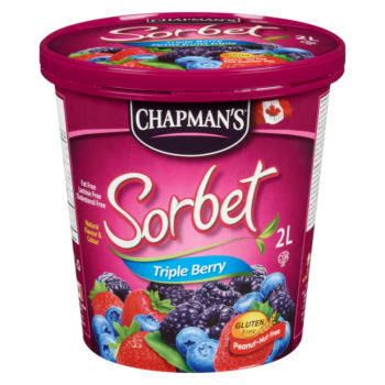 Sorbet petits fruits triple de Chapman's