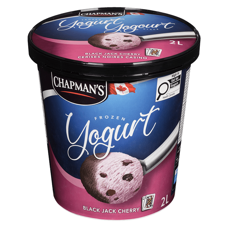 Chapman's Black Jack Cherry Frozen Yogurt