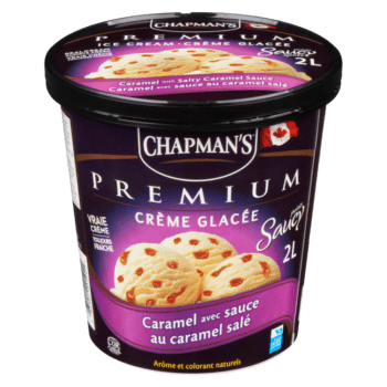 Chapman's Premium Saucy Spots Salty Caramel Ice Cream