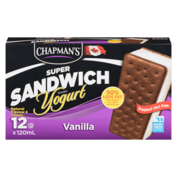 Chapman's Vanilla Frozen Yogurt Sandwich