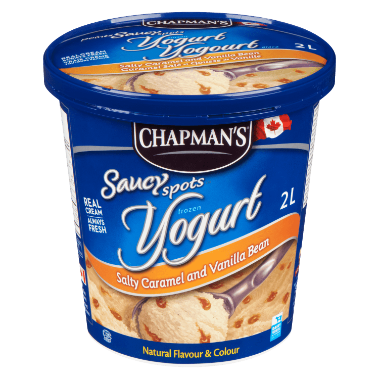 Yogourt glacé caramel salé et gousse de vanille Chapman's