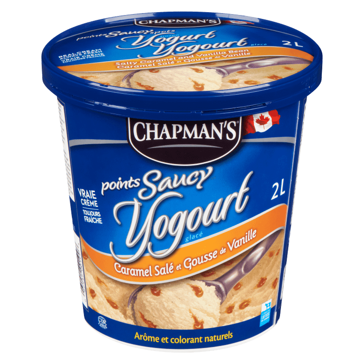 Chapman's Vanilla Bean with Salty Caramel Frozen Yogurt