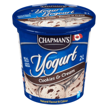 Yogourt glacé biscuits et crème Chapman's