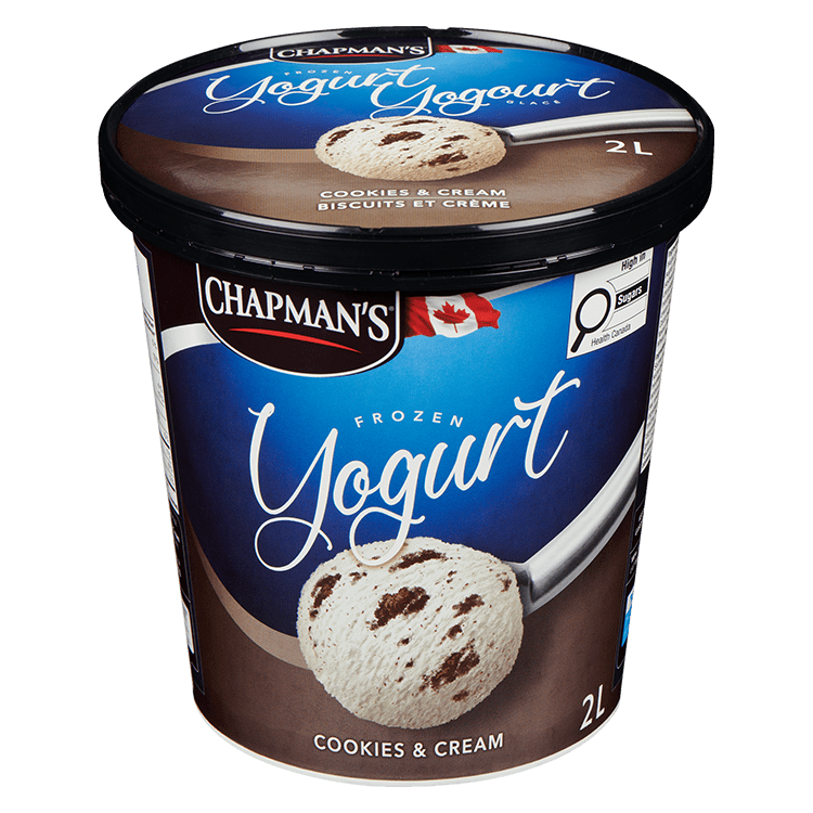 Yogourt glacé biscuits et crème Chapman's