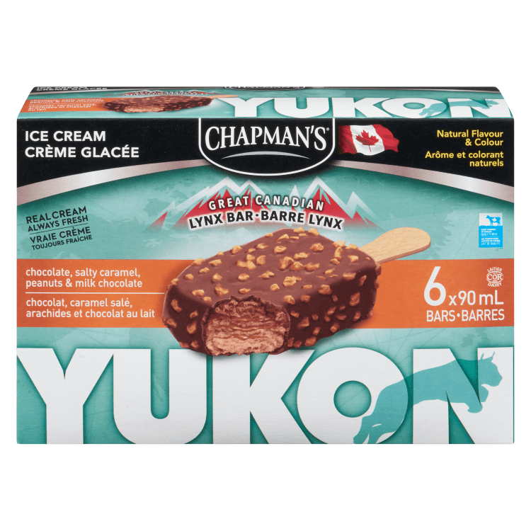 Chapman's Yukon Chocolate, Peanut & Salty Caramel Ice Cream Bar