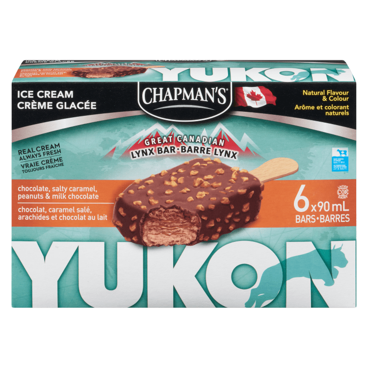 Chapman's Yukon Chocolate, Peanut & Salty Caramel Ice Cream Bar