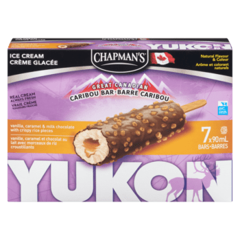 Chapman's Yukon Vanilla, Caramel & Milk Chocolate with Crispy Rice Pieces Ice Cream Bar