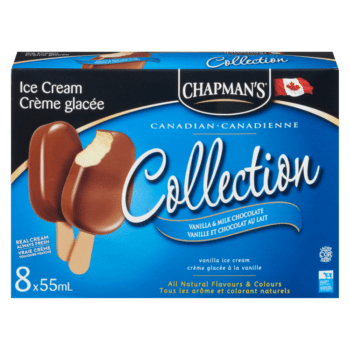 Barre de crème glacée Collection Canadienne chocolat au lait Chapman’s