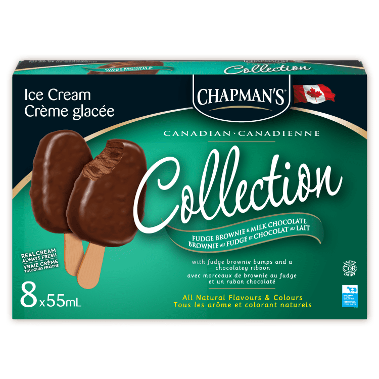 Chapman's Canadian Collection Fudge Brownie Ice Cream Bar