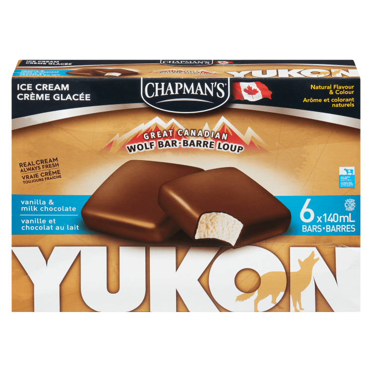 Chapman's Yukon Vanilla Ice Cream Bars