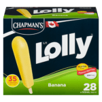 Chapman's Banana Lolly Popiscle Water Ice