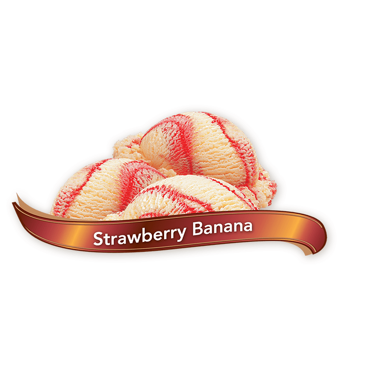 Chapman's Original Strawberry Banana Ice Cream