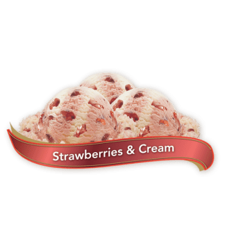 Chapman's Premium Strawberries & Cream Ice Cream