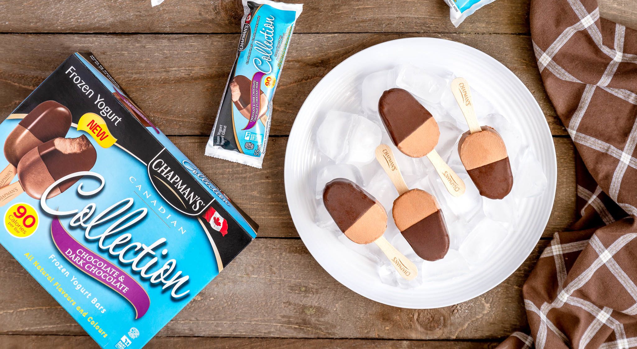 Lowercalorie frozen treats from Chapman's Ice Cream