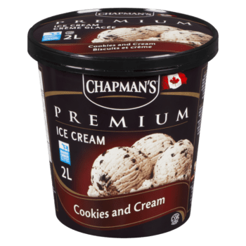 Chapman's Premium Cookies & Cream Ice Cream 2 L tub