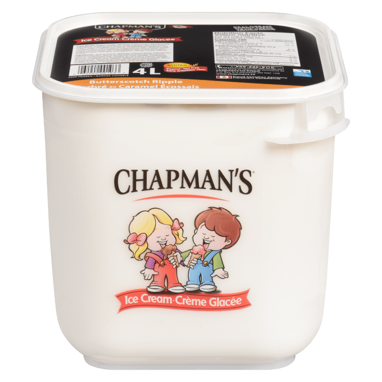 Crème glacée caramel écossais contenant de 4 Litres