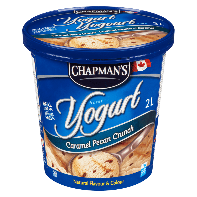 Yogourt glacé croquant aux pacanes et caramel Chapman's