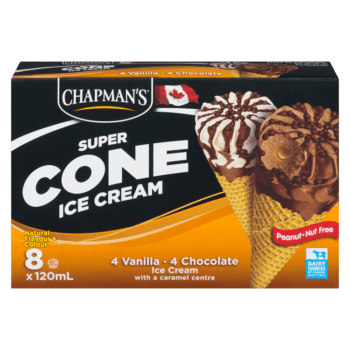 Chapman's Caramel Centre Ice Cream Cone