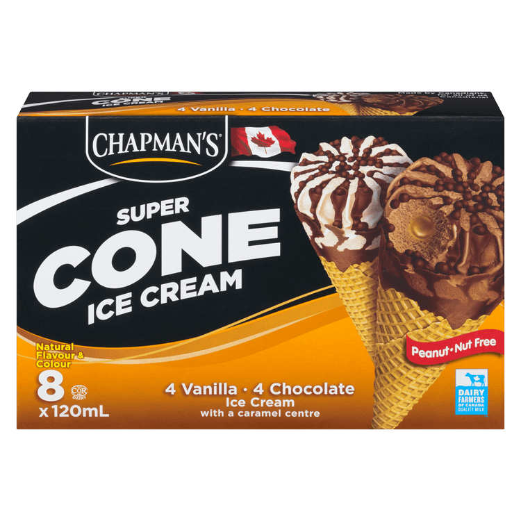 Chapman's Caramel Centre Ice Cream Cone