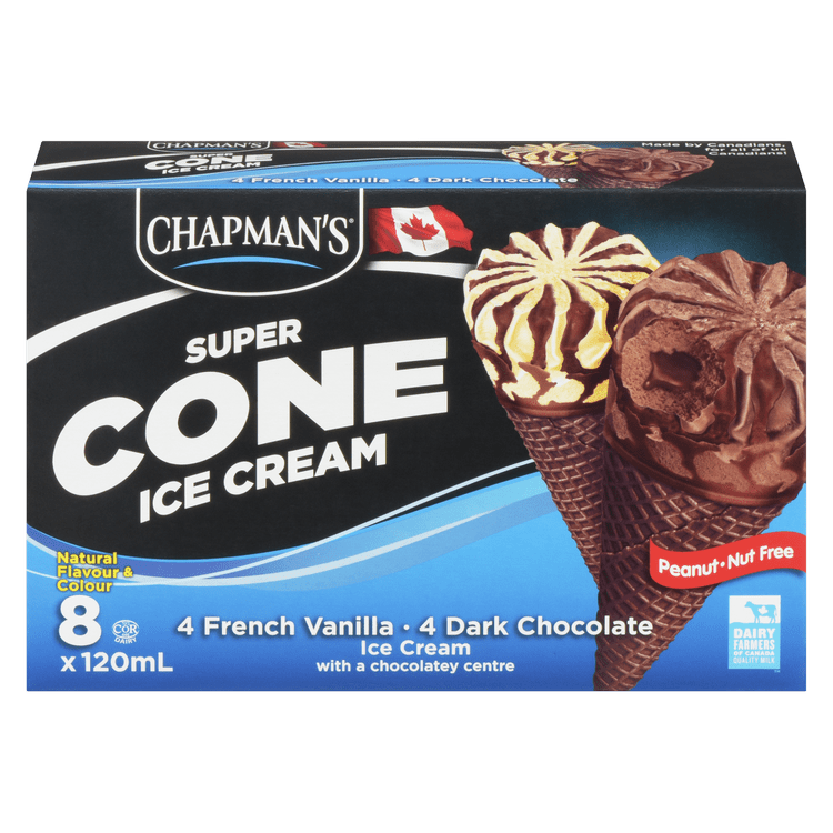 Chapman's Vanilla & Chocolate Ice Cream Cone