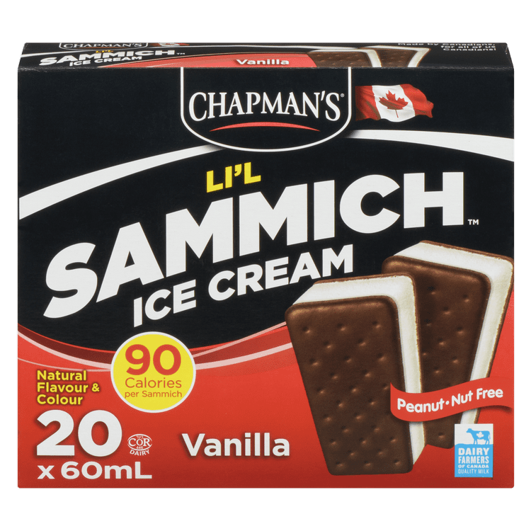 Chapman's vanilla ice cream LI'L SAMMICH