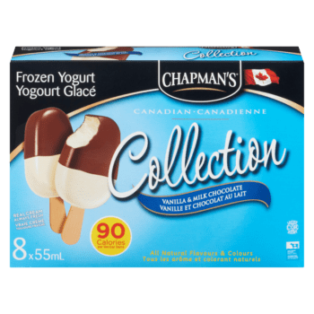 Chapman's Canadian Collection Vanilla & Milk Chocolate Frozen Yogurt Bar