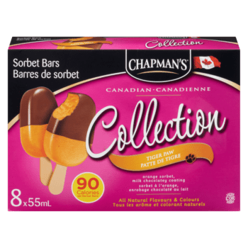 Chapman's Canadian Collection Tiger Paw Sorbet Bar