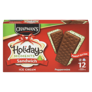 Chapman's Peppermint ice cream sandwich