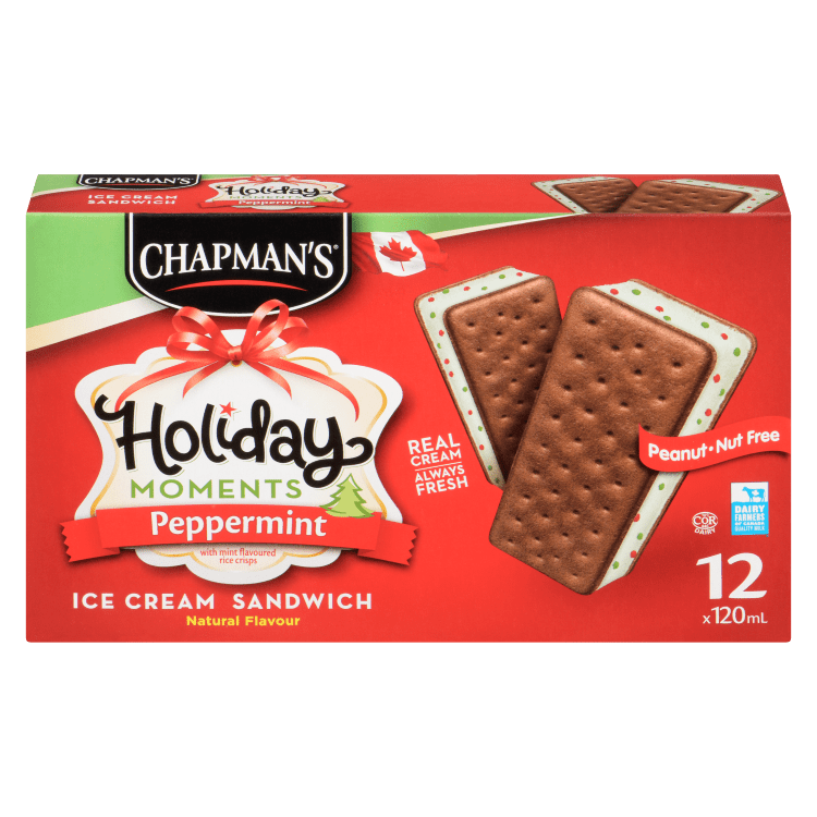 Chapman's Holiday Moments Peppermint Sandwich