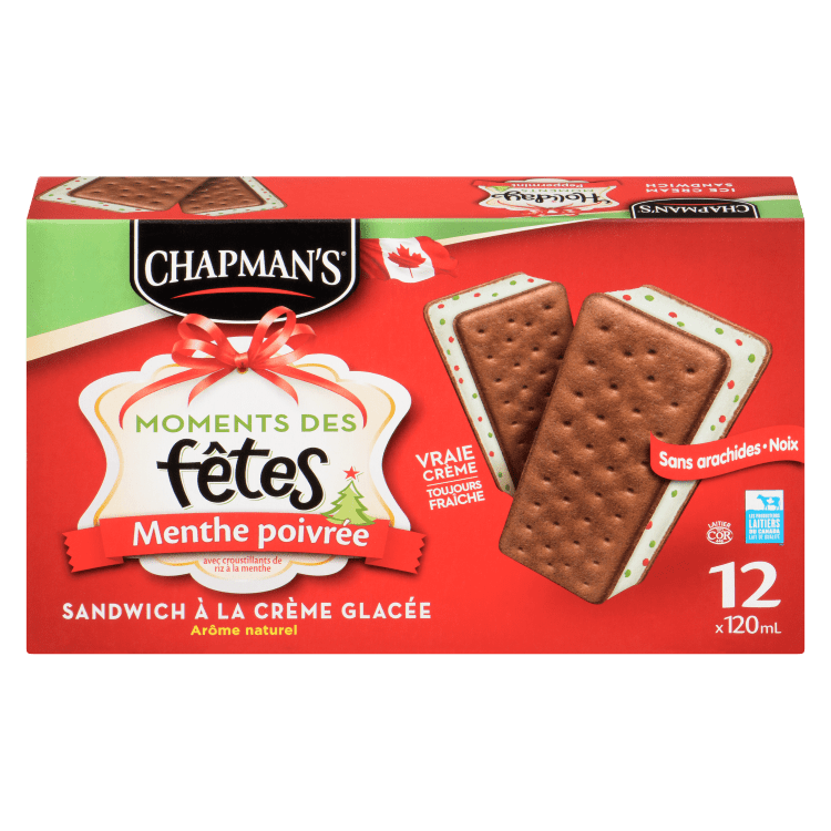 Moments des fêtes bâtonnet à la Menthe Sandwich