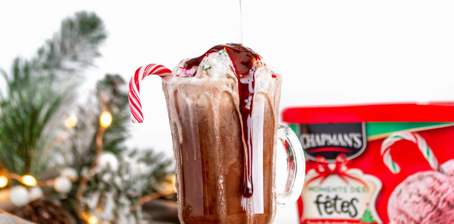 Peppermint Twist Hot Chocolate - Chapman's Ice Cream
