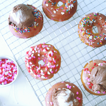 Chapman's Recipe Heavenly Hash ice cream donut