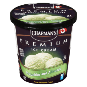 Product packaging of Pistachio and Almonds Ice Cream 2L