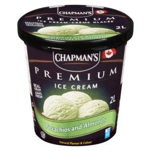 Product packaging of Pistachio and Almonds Ice Cream 2L