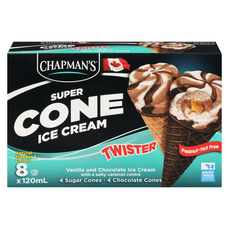 Chapman's Supers - Ice Cream Cones, Sandwiches & Bars