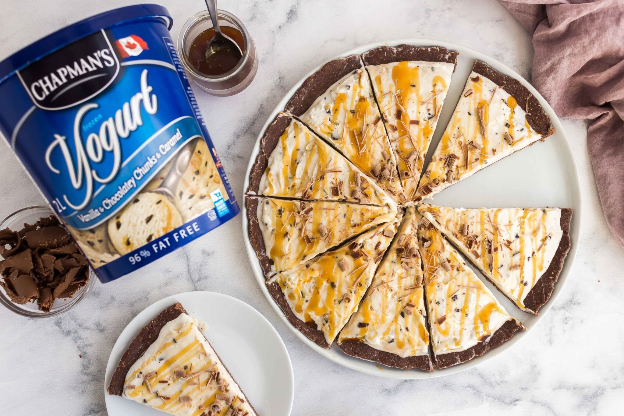 Frozen Yogurt Dessert Pizza - Chapman's Ice Cream