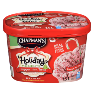 1.5L tub of Chapman's Peppermint Twist ice cream