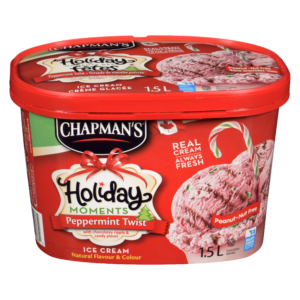 1.5L tub of Chapman's Peppermint Twist ice cream