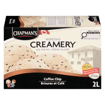 Carton of Chapman's Coffee Chip Original Ice Cream