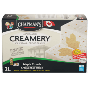 Carton of Chapman's Maple Crunch Original Ice Cream