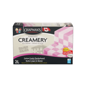 Carton of Chapman's Cotton Candy Checkerboard Original Ice Cream