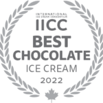 logo for IICC 2022 award Best Chocolate Ice Cream