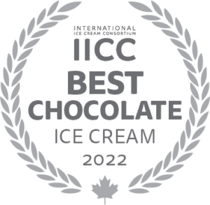 logo for IICC 2022 award Best Chocolate Ice Cream