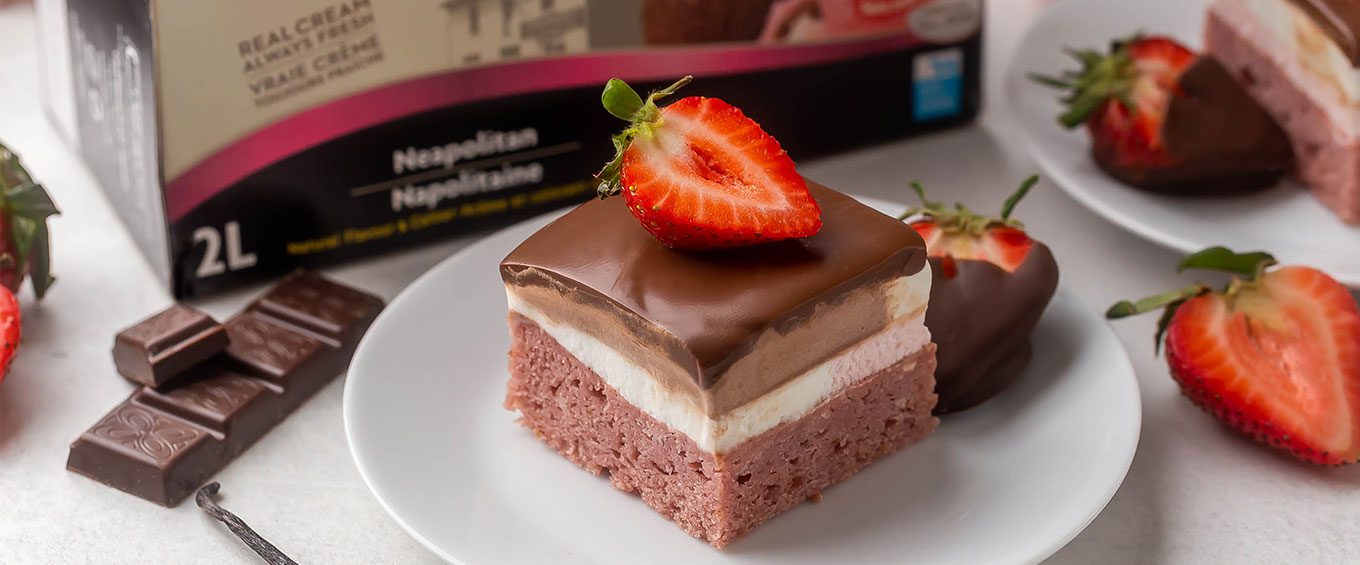 Neapolitan Ice Cream Cake - Chapman's Ice Cream